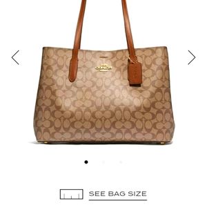 Large Coach Carry-All Bag